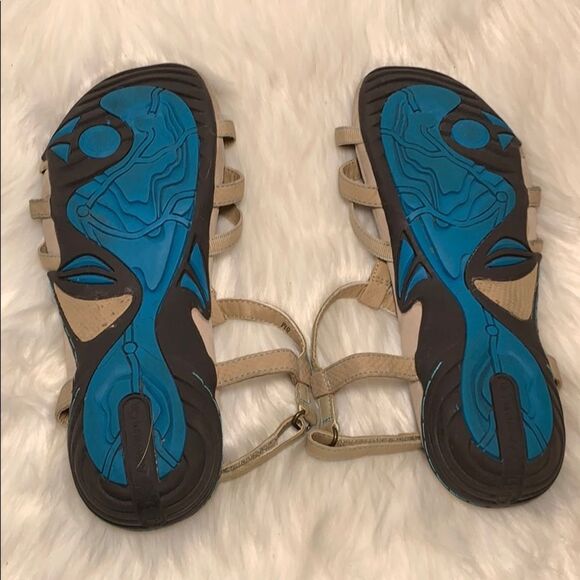 Jambu J-41 Tan Leather Sandals Size 8 - Picture 6 of 7